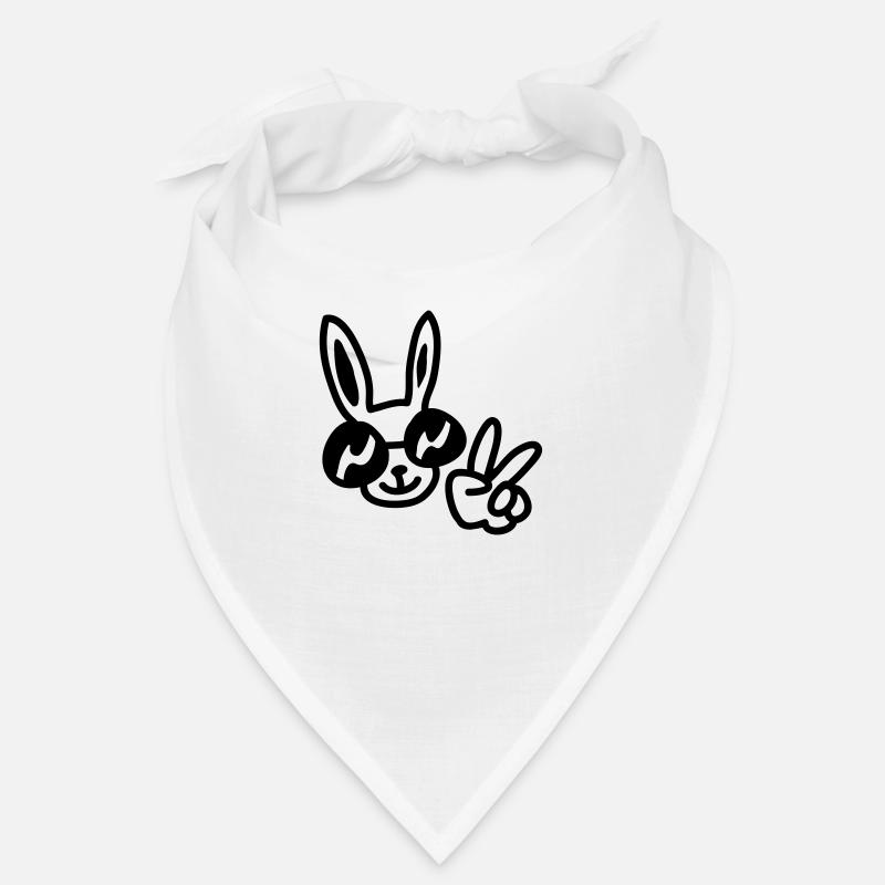 Cool Rabbit - line Bandana