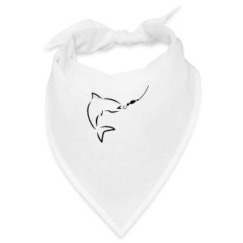 Fishing - Bandana - Weiß - Vorne