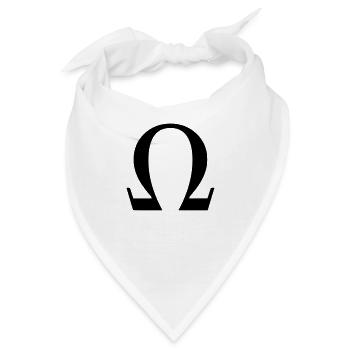 omega - Bandana - Weiß - Vorne
