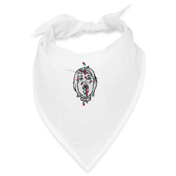 Süchtig - Bandana - Weiß - Vorne