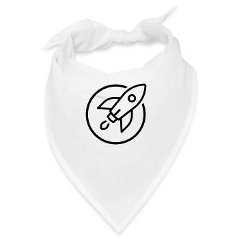 Rakete - Bandana - Weiß - Vorne