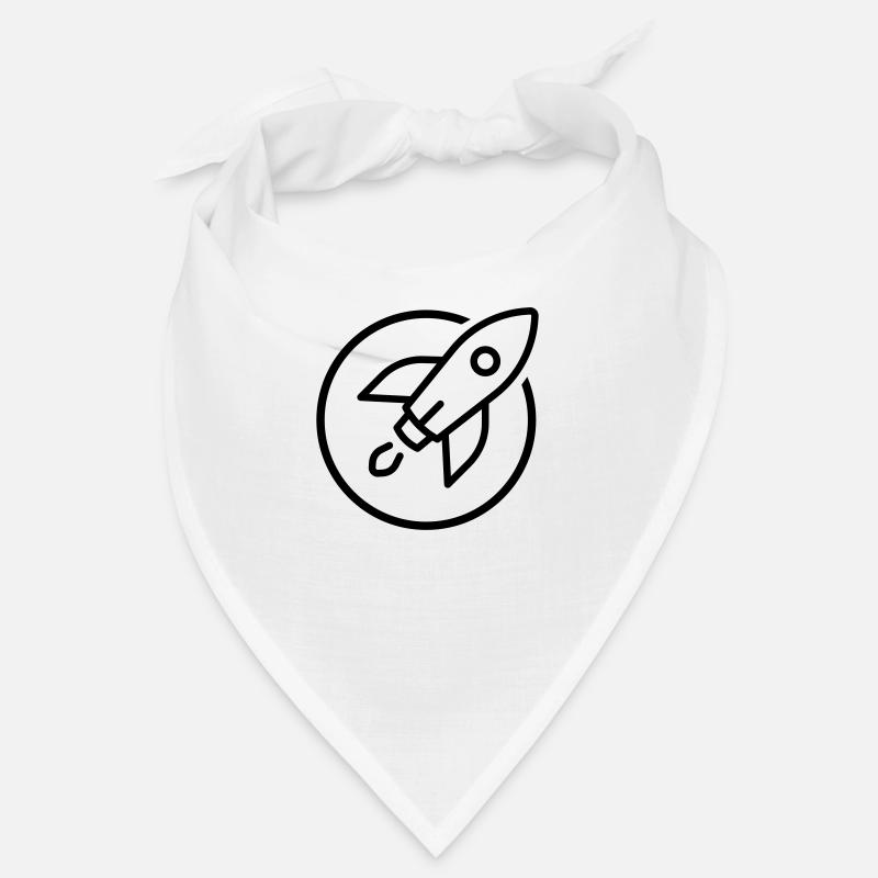 Rakete - Bandana - Weiß