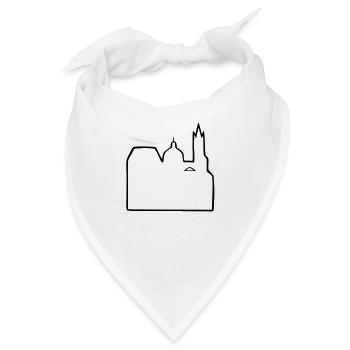 Aachener Dom Aachen - Bandana - Weiß - Vorne