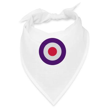Mod Target United Kingdom Großbritannien - Bandana - Weiß - Vorne