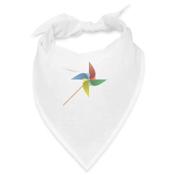 Windmühle - Bandana - Weiß - Vorne