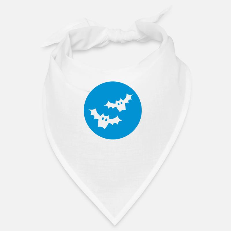 Fledermäuse - Bandana - Weiß
