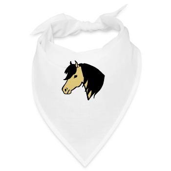 Pony Pferdchen - Bandana - Weiß - Vorne