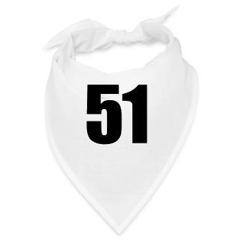 51 - Bandana - Weiß - Vorne