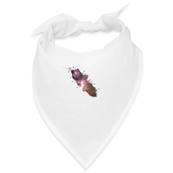 Sternenhimmel Maler Supernova Weltall Sterne 01 - Bandana - Weiß - Vorne