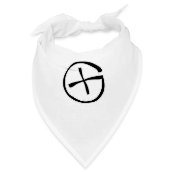 Geocaching - Bandana - Weiß - Vorne