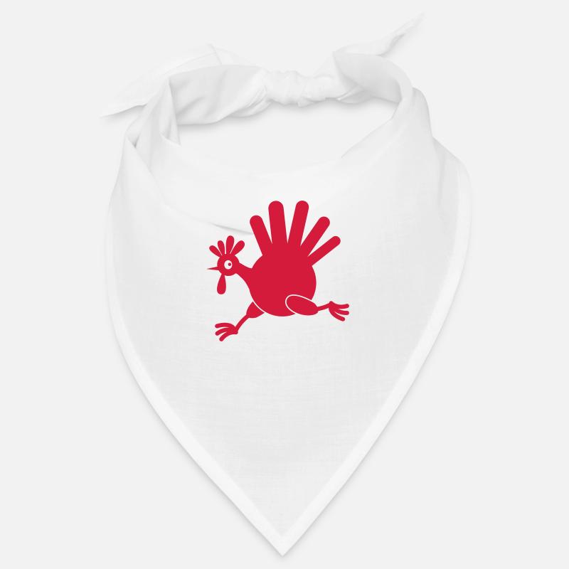 a simple turkey bird on the run Bandana