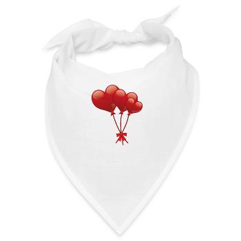 Hearts de - Bandana - Weiß - Vorne