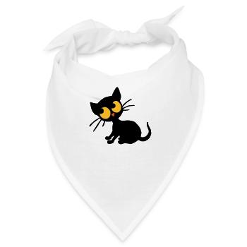 Kätzchen Georgie - Bandana - Weiß - Vorne