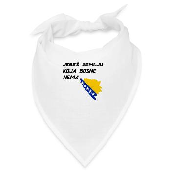 Bosna - Bandana - Weiß - Vorne