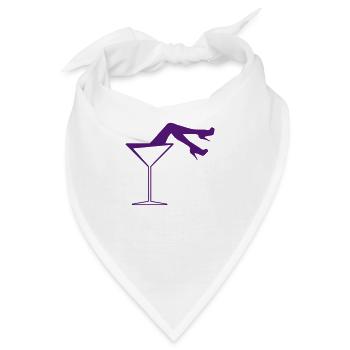 Martini Legs with Heels - Bandana - Weiß - Vorne