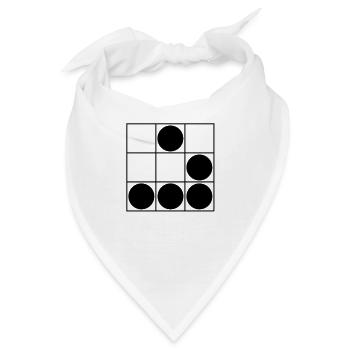 Hacker - Bandana - Weiß - Vorne