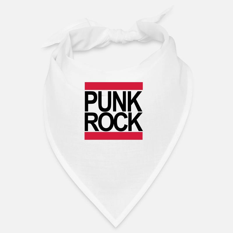 punkrock - Bandana - Weiß