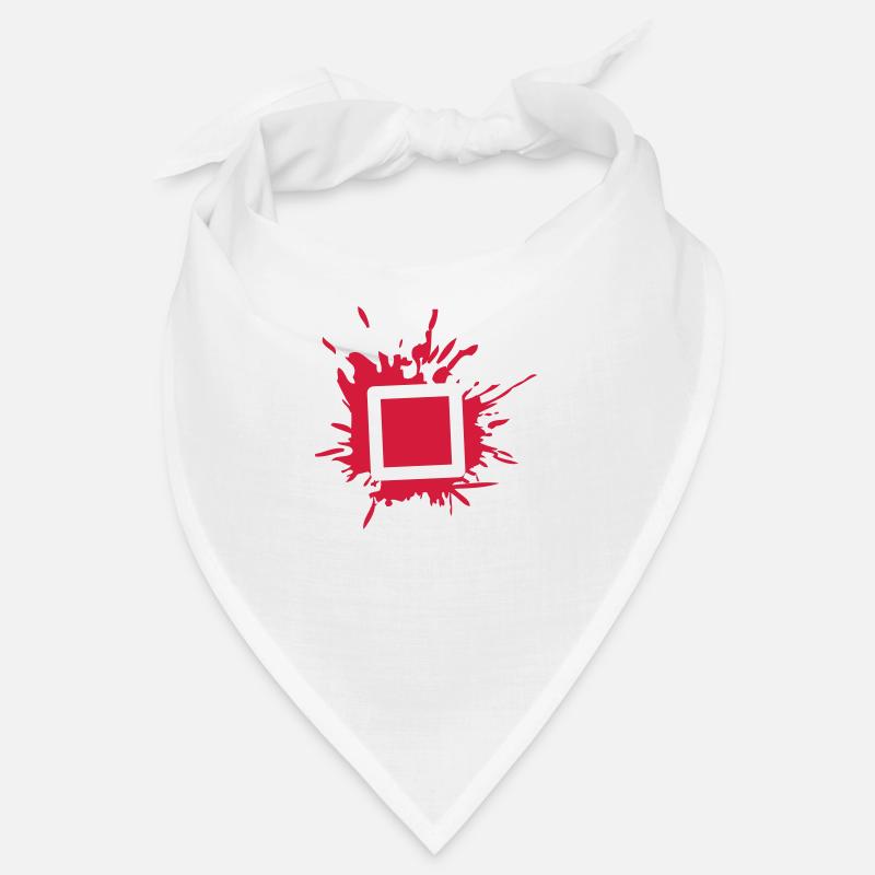 square drop X triangle icons controller game Bandana