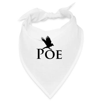 POE Rabe flattert - Bandana - Weiß - Vorne