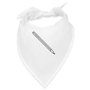 pencil - Bandana - Weiß - Vorne