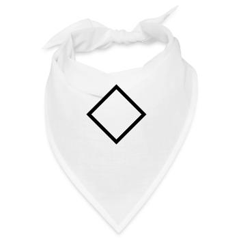 Raute - Bandana - Weiß - Vorne