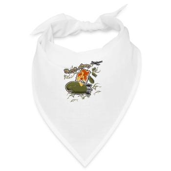 Bomben Reiter - Bandana - Weiß - Vorne