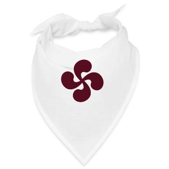 Allein Baskische Roten Kreuz - Bandana - Weiß - Vorne