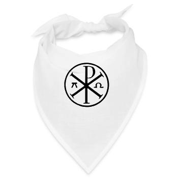Alpha-Omega - Bandana - Weiß - Vorne