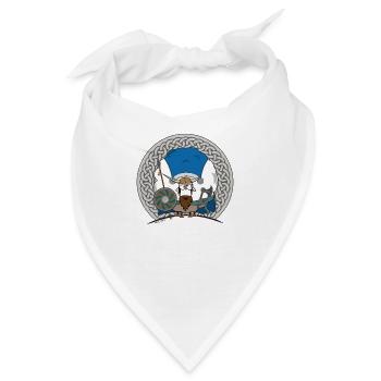 Sheep Marry Viking / Schaf Marry als Wikinger - Bandana - Weiß - Vorne