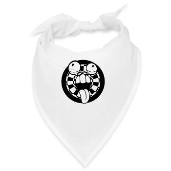 sport darts spielen verein pfeil zielscheibe verru - Bandana - Weiß - Vorne