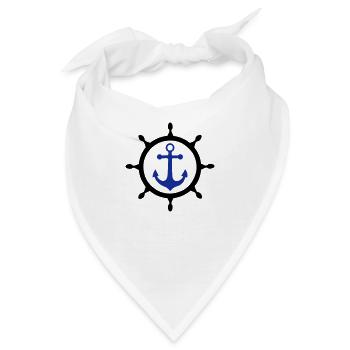ancre marine 3 - Bandana - Weiß - Vorne