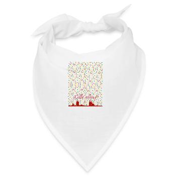 Konfettiregen, Kölle alaaf! - Bandana - Weiß - Vorne