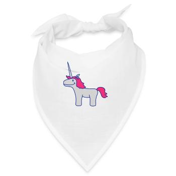 Unicorn - Bandana - Weiß - Vorne