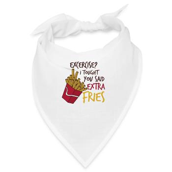 Extra Fries - Bandana - Weiß - Vorne