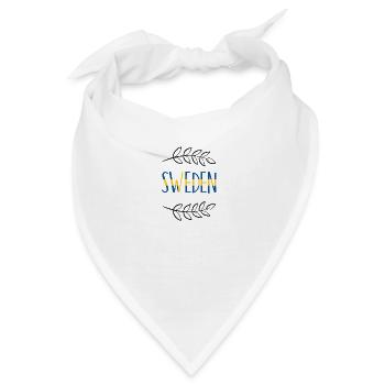 Sweden schwedisch Herkunft Geschenk - Bandana - Weiß - Vorne
