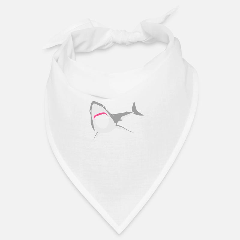 Ich bin ein Hai! - Bandana - Weiß