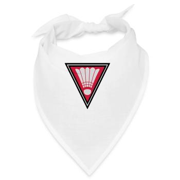 Triangle Badminton Logo - Bandana - Weiß - Vorne