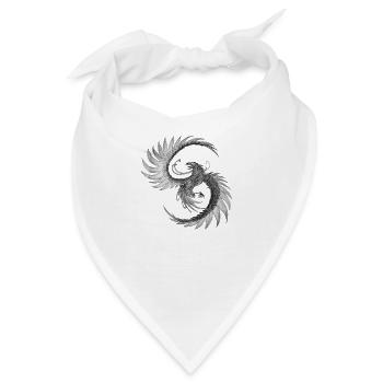 Phoenix aus der Asche - Bandana - Weiß - Vorne