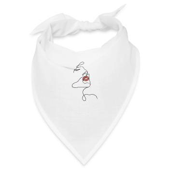 Profil - Bandana - Weiß - Vorne