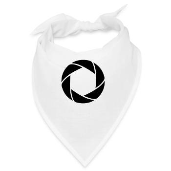 Iris - Fotoblende - Bandana - Weiß - Vorne