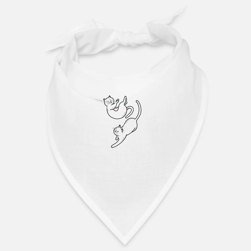 Conception de l'espace chats - Bandana - blanc