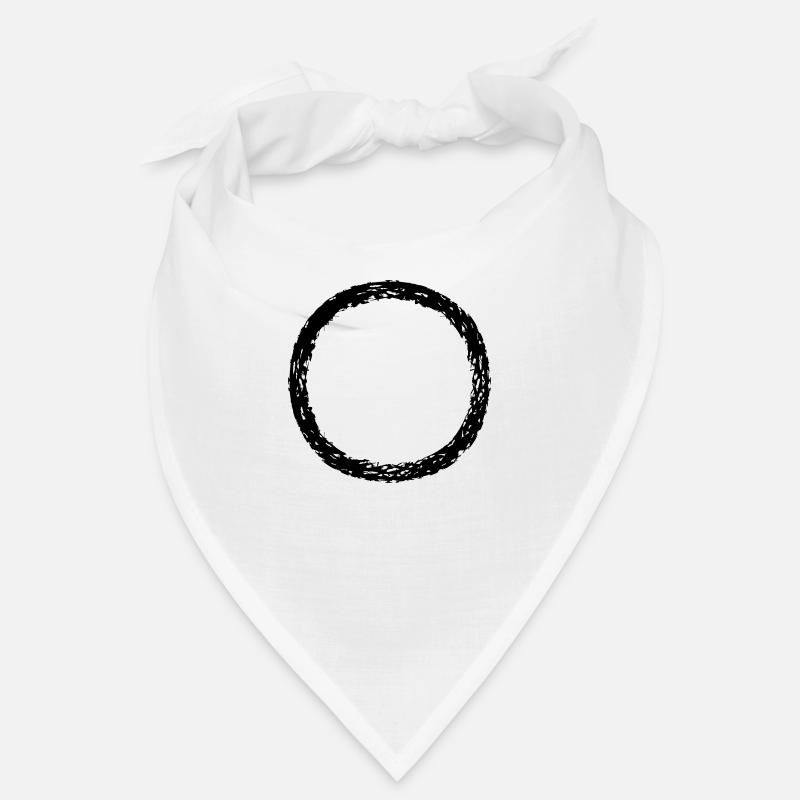 round circle ring round strip line bar bottom Bandana