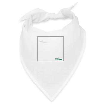 einfarbiger Whiteman - Bandana - Weiß - Vorne
