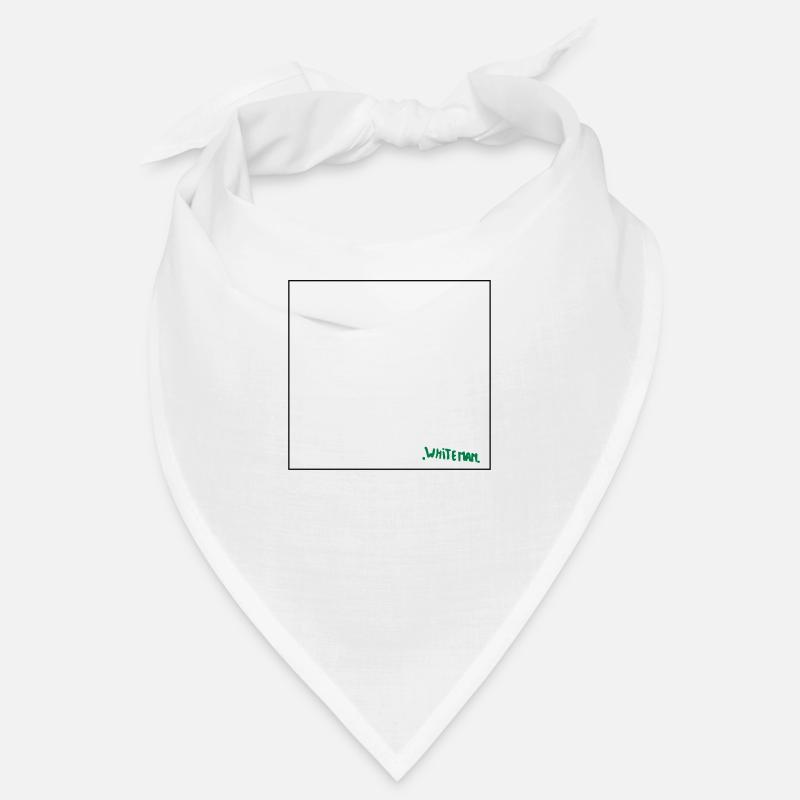 einfarbiger Whiteman Bandana