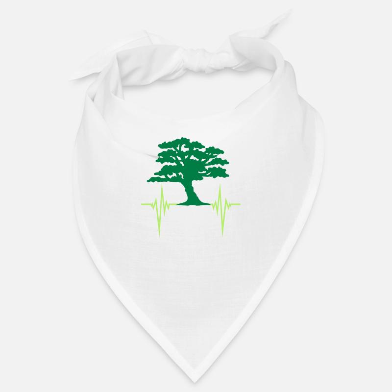 heartbeat tree pulse frequency forest leaves branches Bandana