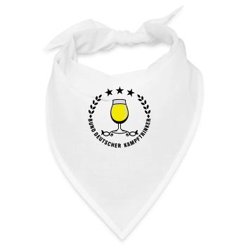 Bund Deutscher Kampftrinker (3c) - Bandana - Weiß - Vorne