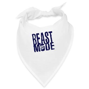 beast mode zitat gorilla colere revolter - Bandana - Weiß - Vorne