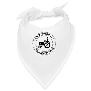 Il Mio Trattore E Io – Una Squadra Forte - Bandana - Weiß - Vorne