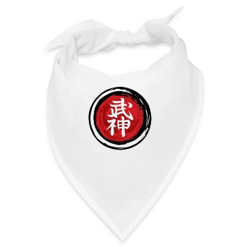 Budo Ninjutsu Bujinkan Taijutsu - Bandana - Weiß - Vorne