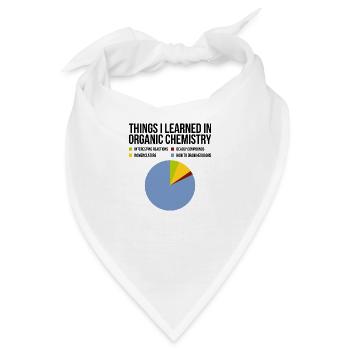 Organische Chemie Diagramm Geschenk - Bandana - Weiß - Vorne